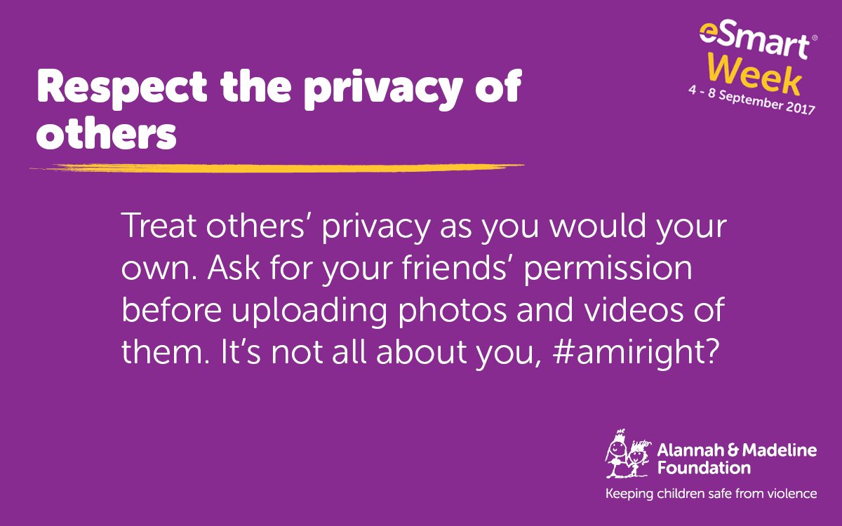 eSmart_AMF's tweet photo. Here are some #cybersafety tips to get your #eSmartWeek started! https://t.co/BkyTI5fFzp