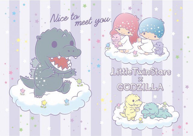Crunchyroll's tweet photo. NEWS: Godzilla x Sanrio Character Collaboration Project to Launch This Fall!

🌟 Read: https://t.co/SwZO8lzQZw https://t.co/WBRVmfkQBY