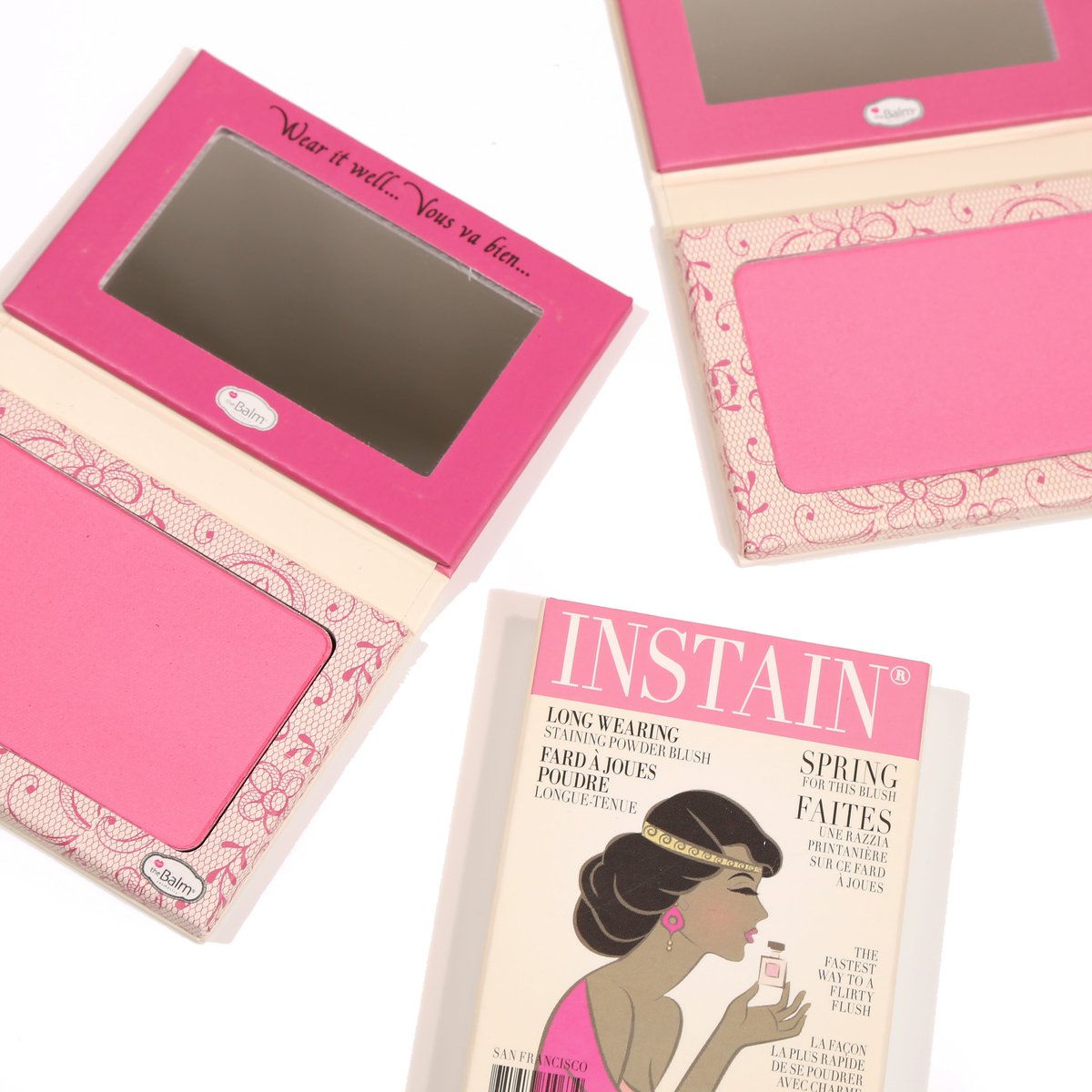 thebalm's tweet photo. Keep 'em blushin' ladies! #Instain #Blush in the shade #Lace https://t.co/x5kRMTez7V