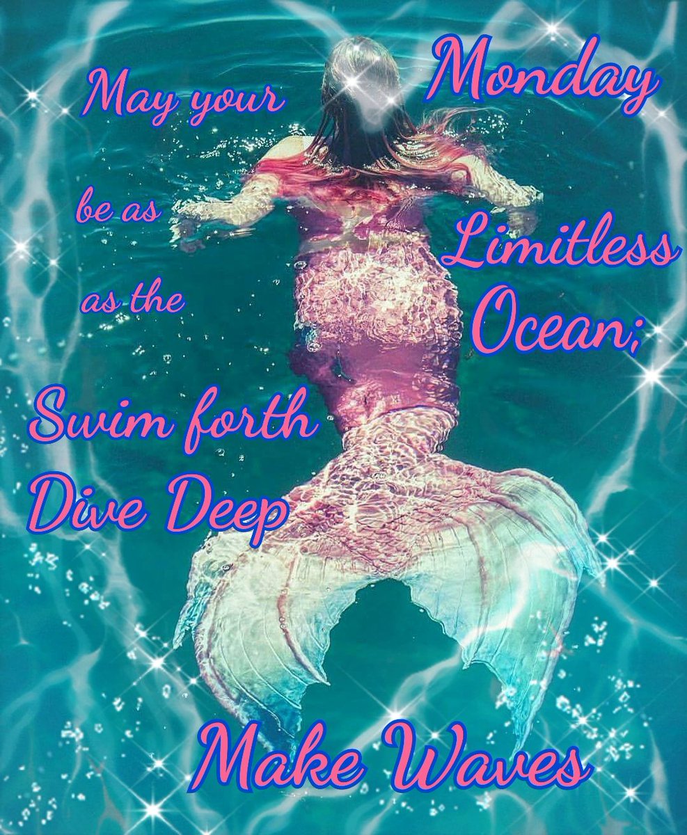 MermaidsAu's tweet photo. It's #Mermaid #Monday, and the perfect time to make your dreams your reality. You can do this! https://t.co/H5pwZyvTQt