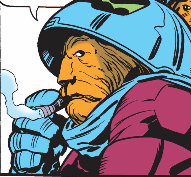 Considering what the appearance of a gruff cigar-chomper in one of his comics usually meant, I'm 90% sure we know what Kirby's fursona was