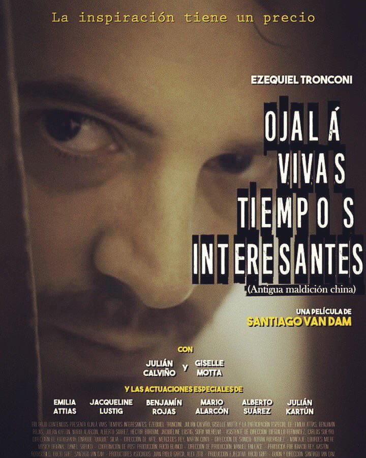 Mi amigo <a href="/EzeTronconi/">Ezequiel Tronconi</a> protagoniza "Ojalá Vivas Tiempos Interesantes", de Santiago van Dam Ahora en cine Vayan! ⭐️⭐️