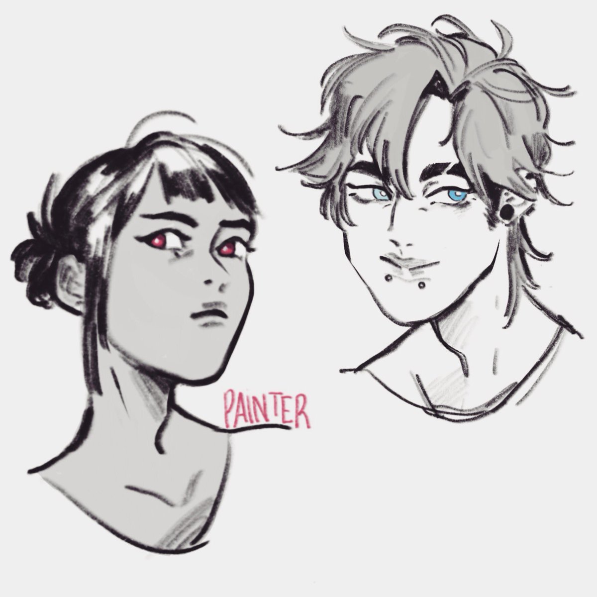 Some doodles from this weekend ?#oc and #fanart 