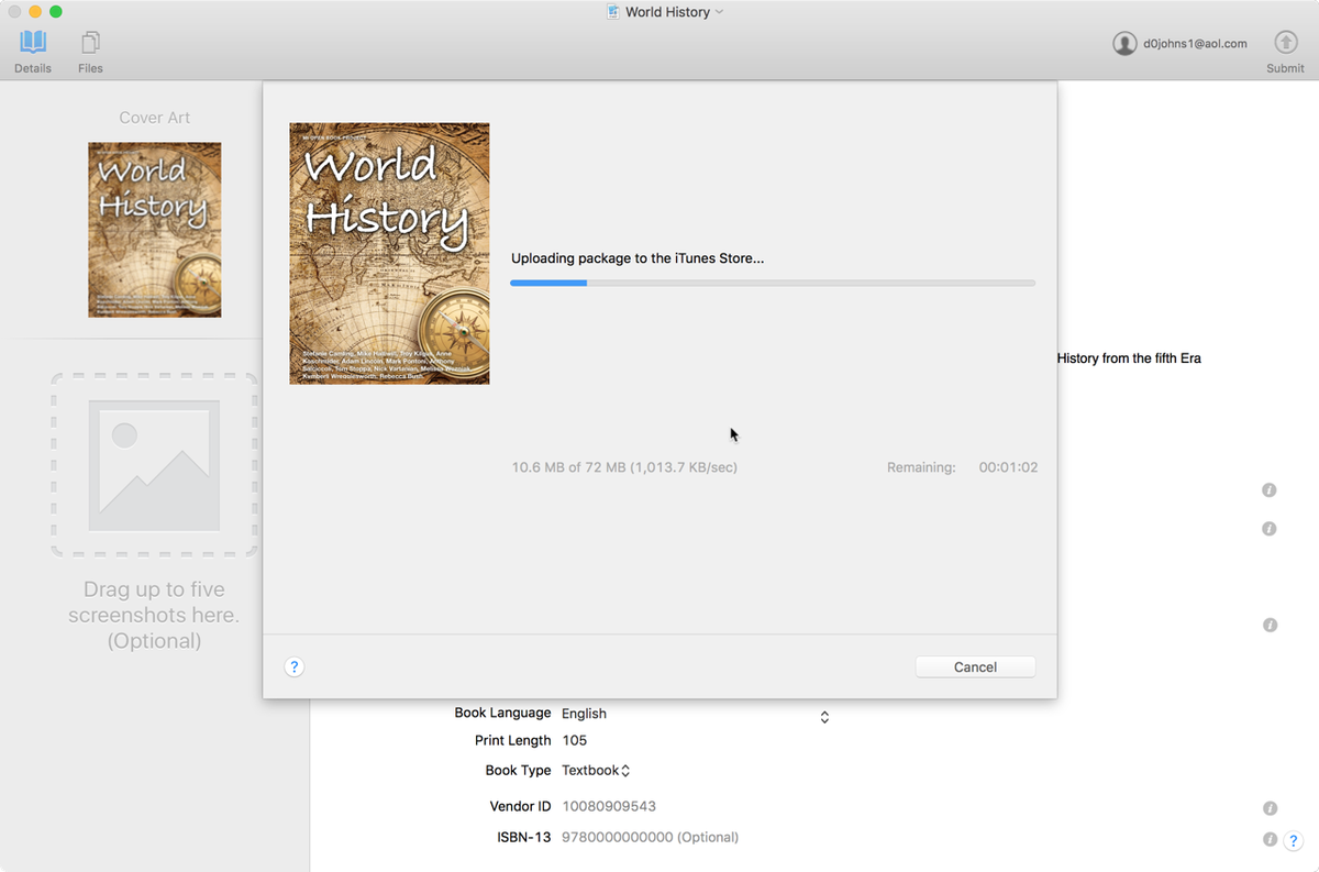 MiOpenBook's tweet photo. And sending the first four chapters of World to iTunes now! https://t.co/M6AbFTXRdC