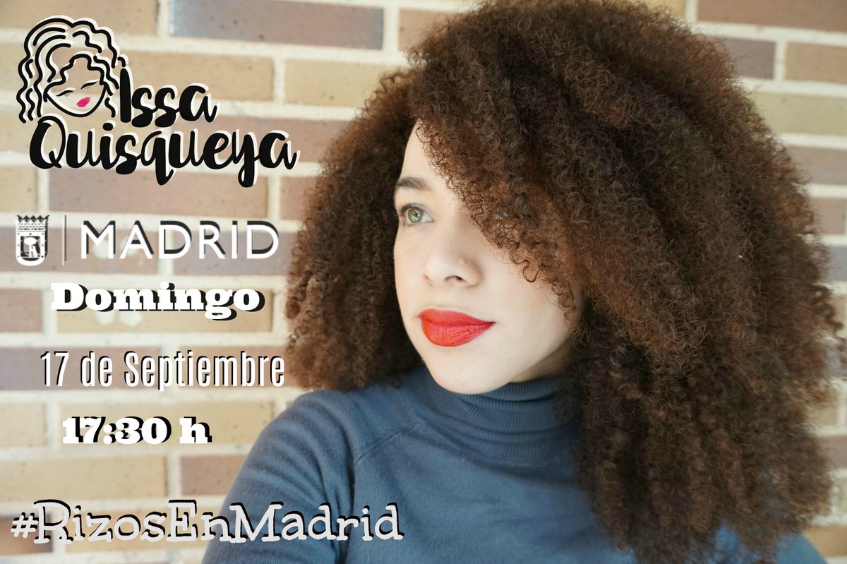 IssaQuisqueya's tweet photo. #RizosEnMadrid allá nos vemos el domingo 17 de septiembre! #IssaQuisqueya 
Más info: https://t.co/JiknPXchSD https://t.co/cf1WuI76RE