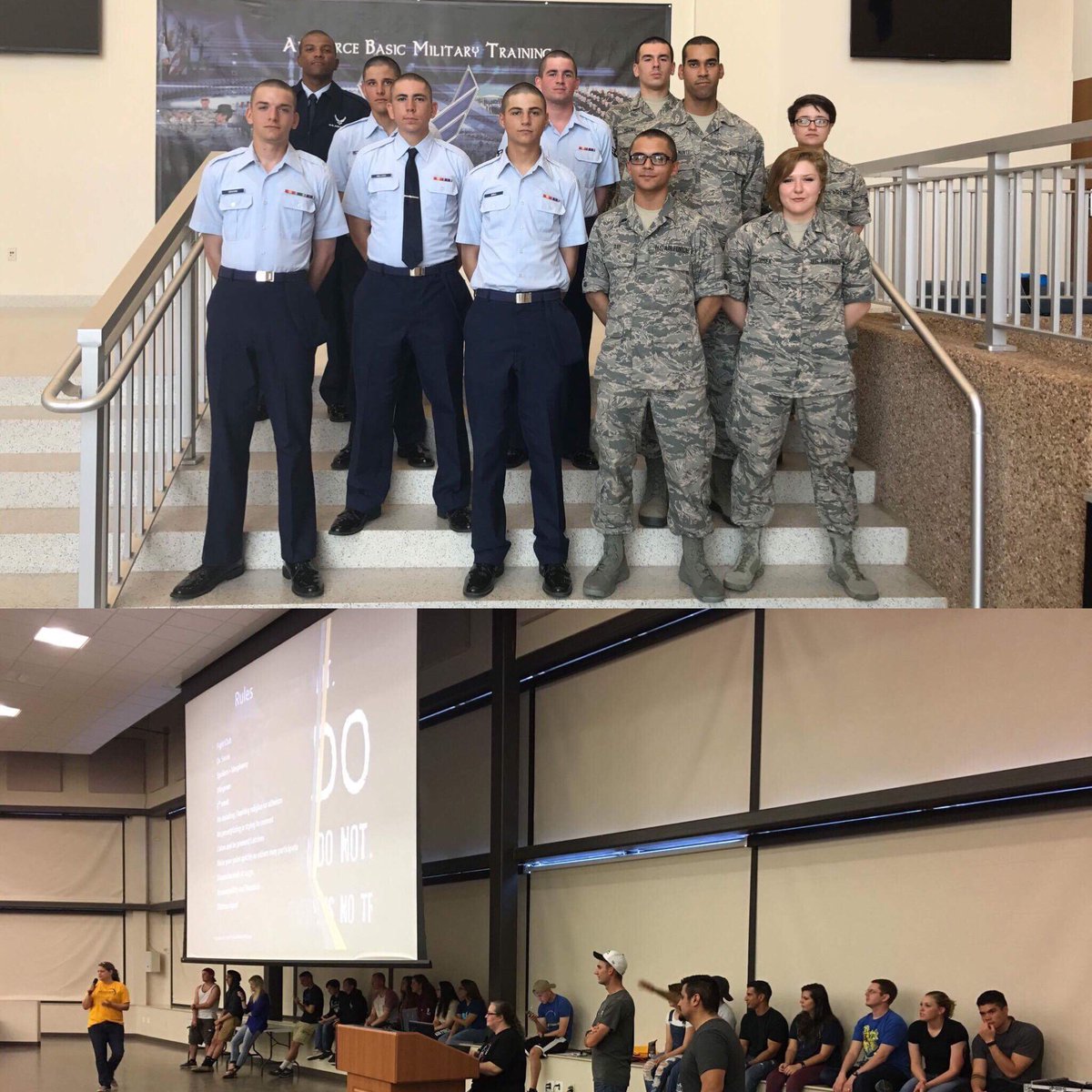 BootCampAtheist's tweet image. 850 trainees #separationchurchstate #discussion #treatyoftripoli #1amndmnt #rules #atheisthumanistmeeting @southtxatheists @militaryatheist