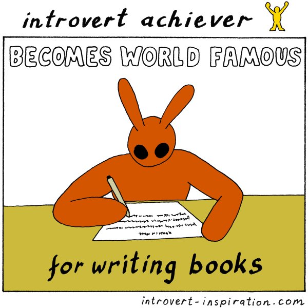 IntrovertZayts's tweet image. #Introverts can be world famous too. For 15 minutes or more.
#writing #writer