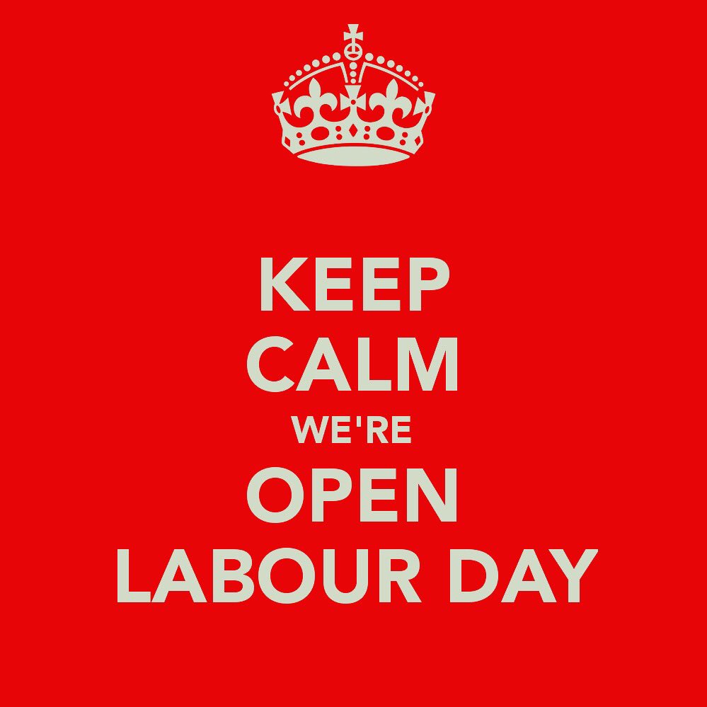 We're open early for labour day at 1pm! Special prices on select tall cans from 1-8pm!!! #Toronto