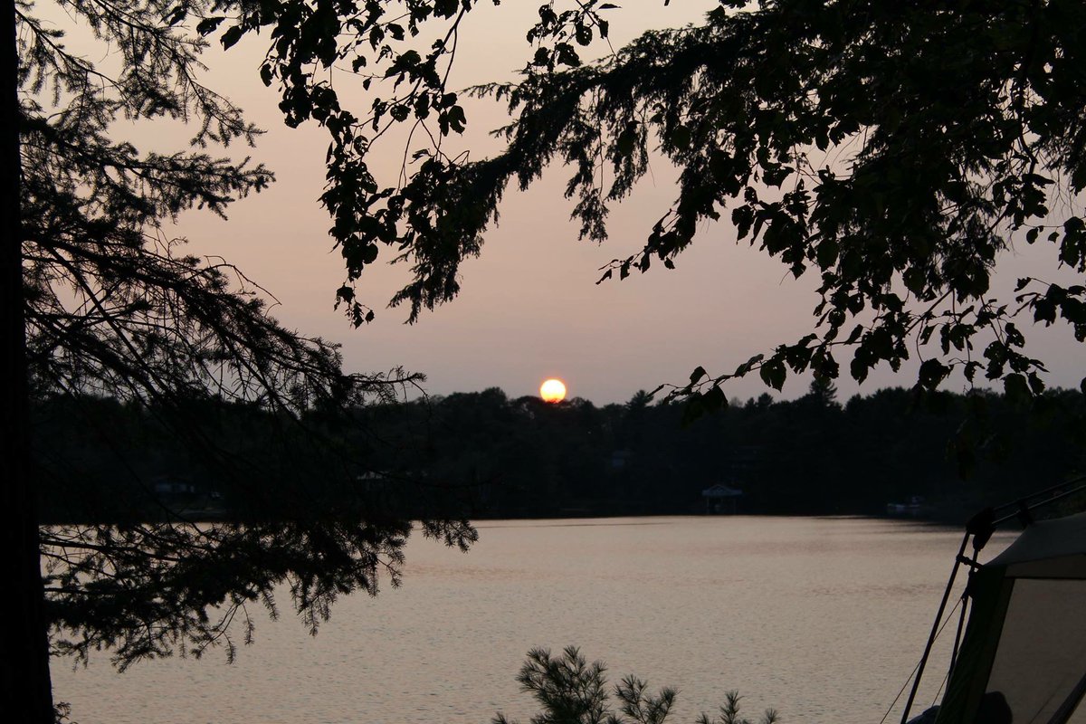 The Sun sets on another amazing camping summer in Ontario...