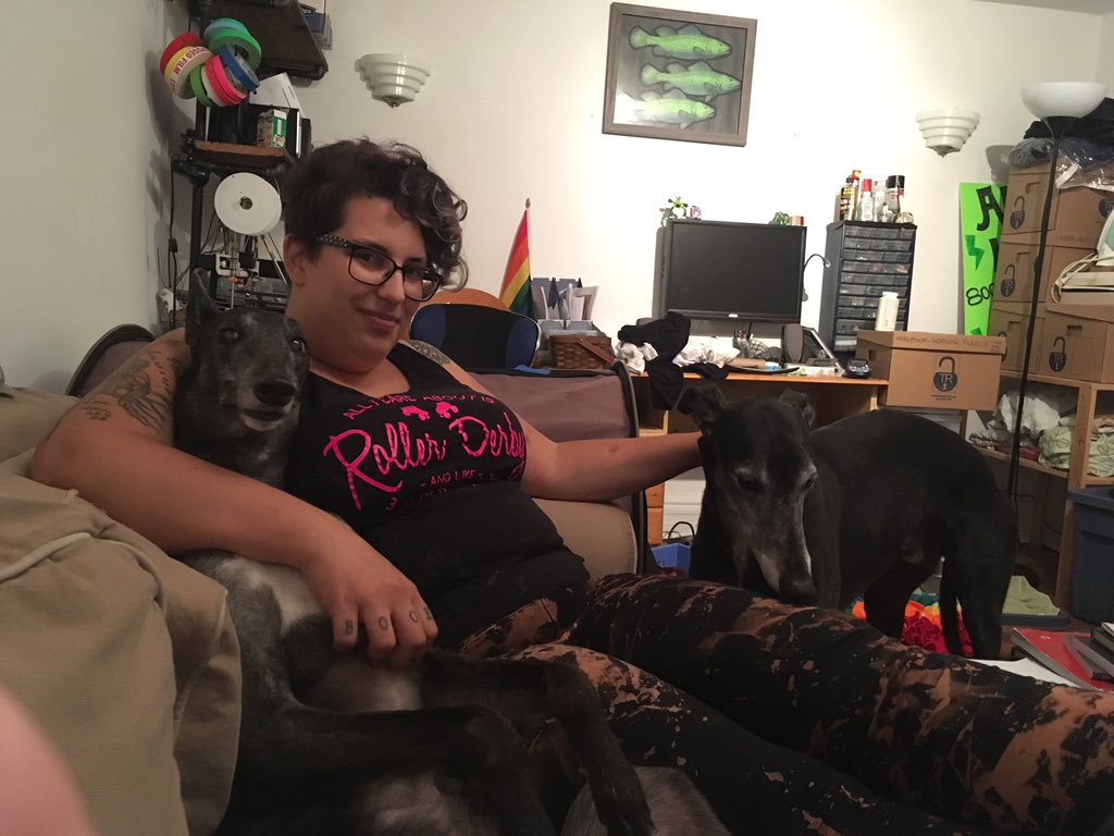 sarahemm's tweet image. Boom and D are watching the Angel/Rose game with @saskeah and I :) #dogsofwftda #dogsofwoofta