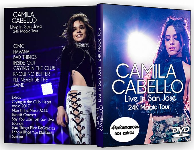 StoreBDF's tweet image. LANÇAMENTO!! DVD Camila Cabello Live in San Jose 24 k Magic Tour, em HD, por um preço incrível e frete grátis!! bestdvdsfanmadesstore.com/loja/dvd-camil…
