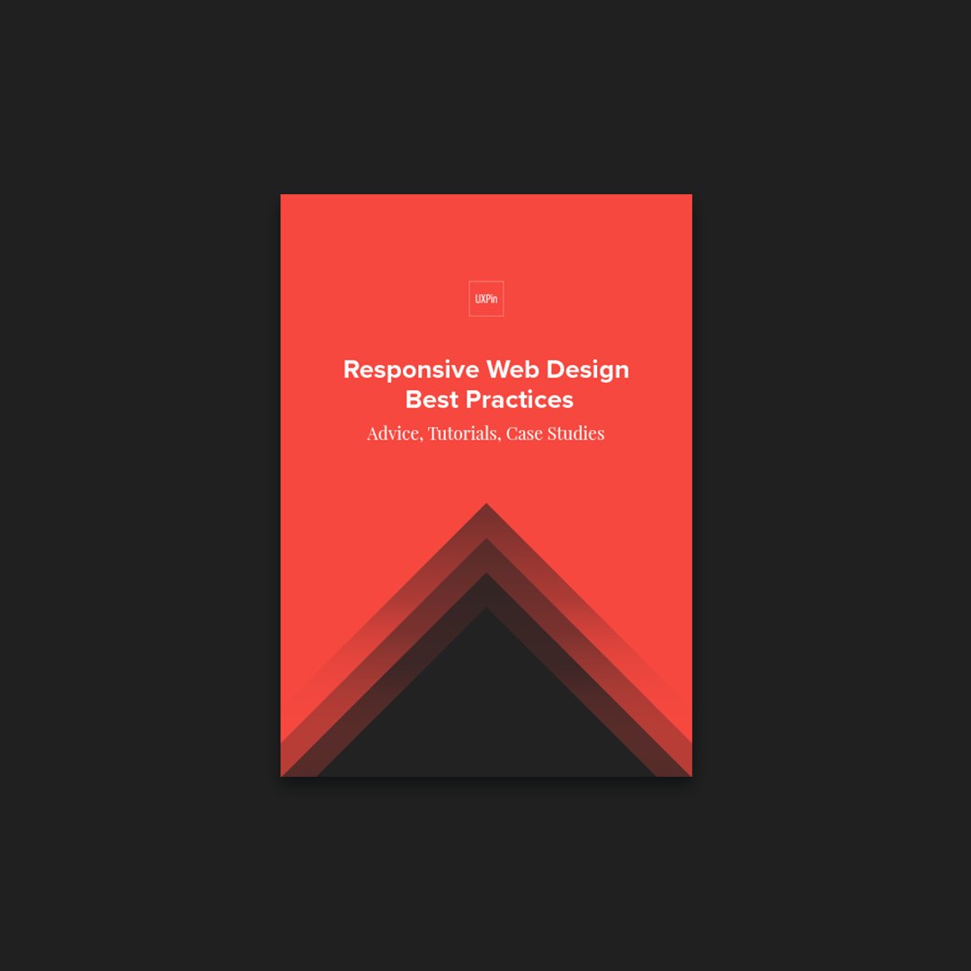 uxpin's tweet photo. Free ebook: expert advice, tutorials, and case studies on responsive web #design! Get it now: https://t.co/EieCoiwNns #rwd https://t.co/36SNNQILwA
