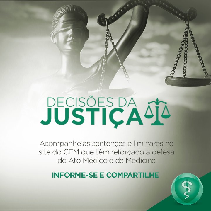 medicina_cfm's tweet photo. Acesse as principais sentenças e liminares favoráveis à categoria médica. 

Informe-se e compartilhe: https://t.co/5prkQejLEL https://t.co/XJ6Rnd5rq5