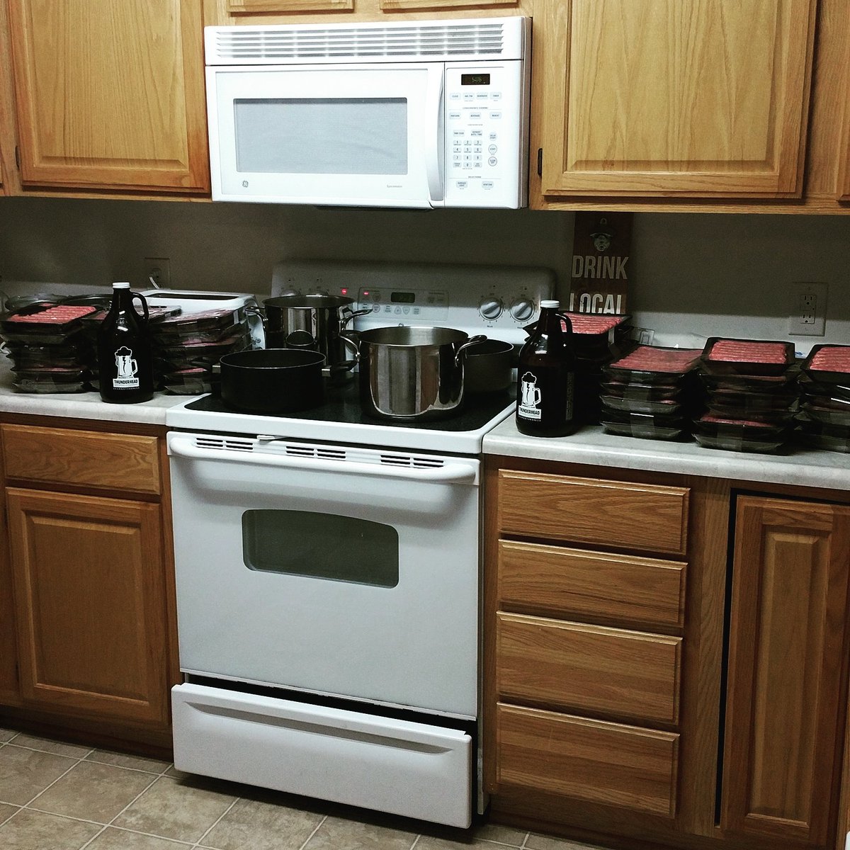 Prepping 300 brats for tomorrow! See you tomorrow <a href="/ThunderheadOMA/">ThunderheadBrewOmaha</a>