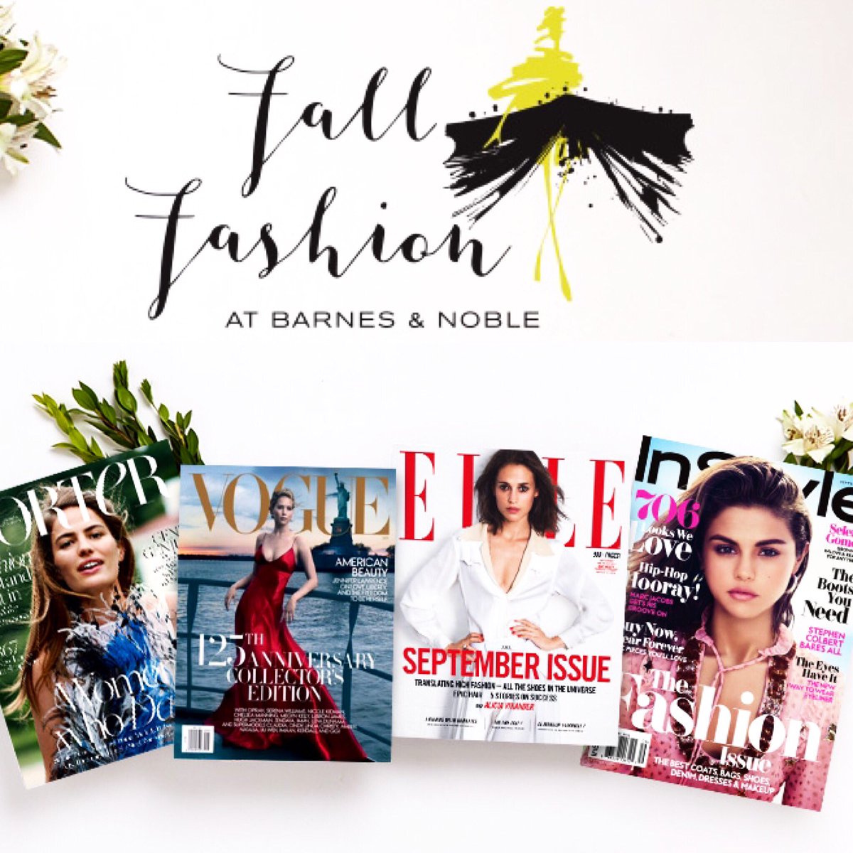 #ReadinStyle with @BNBuzz . Pick up issues of your favorite #FallFashion magazines and etc ready for #NYFW. @nyfw