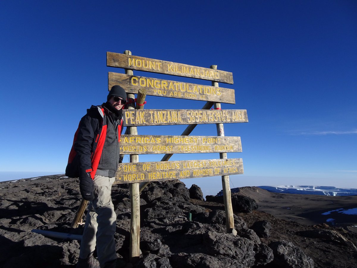 MichaelD_33's tweet photo. Back from my trip! I spent 2 weeks this summer traveling to Tanzania to Climb Mt. Kilimanjaro! After 19,340 so feet... https://t.co/mcOhiKdZu9