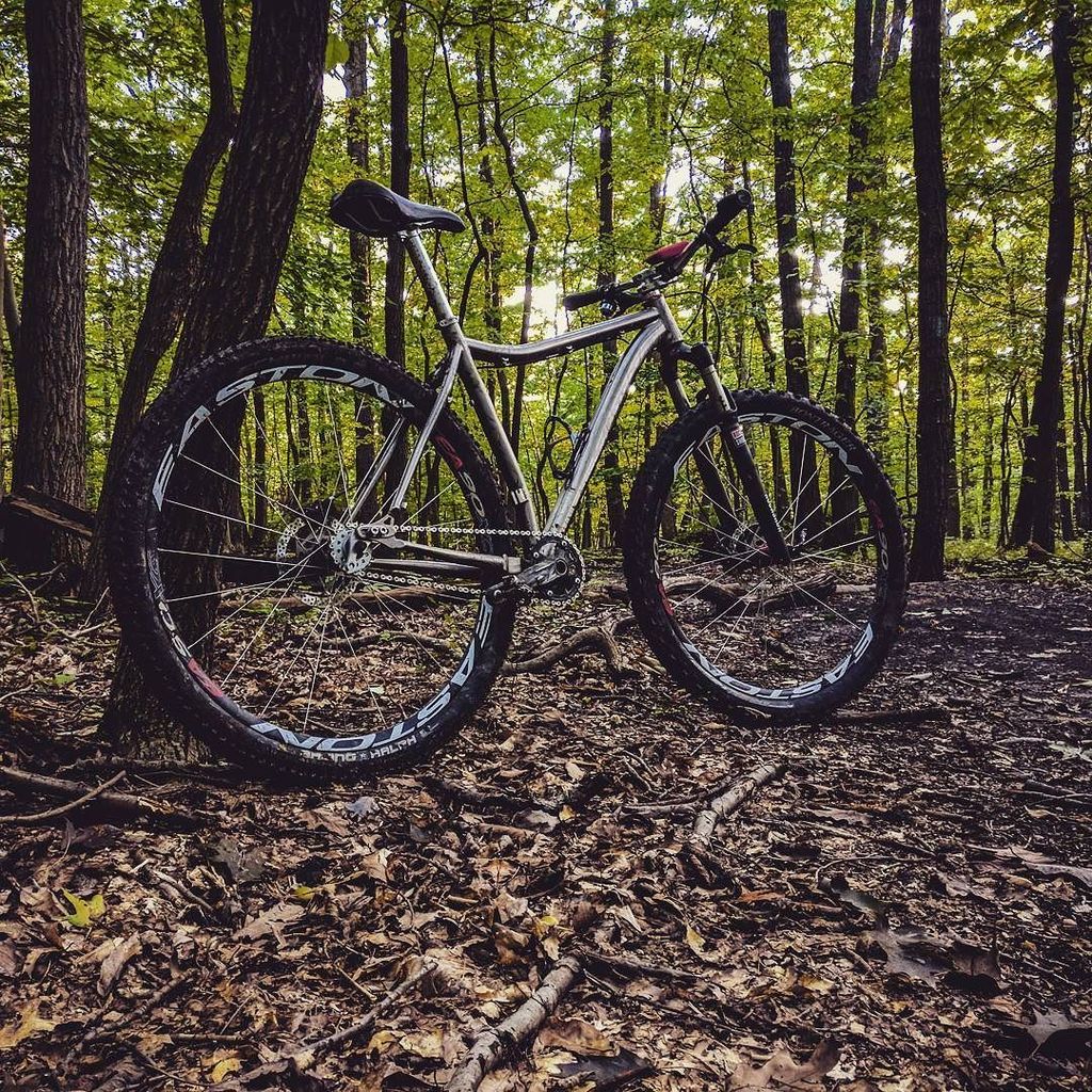 KEMC2k6's tweet photo. #Singlespeeding on a Sunday. #mtb #mountainbiker #mountainbike #29er #carvermtb #carver420ti #titaniummtb #titaniumbike #Easton #chrisking … https://t.co/oyY5n52WGE