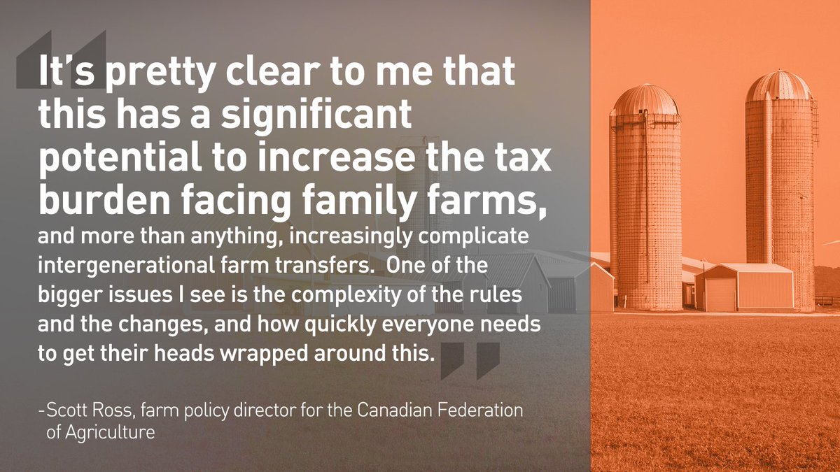AndrewScheer's tweet photo. Justin Trudeau is making life harder for farm families and making it more expensive for Canadians to buy local products. https://t.co/h31BBrhRIg
