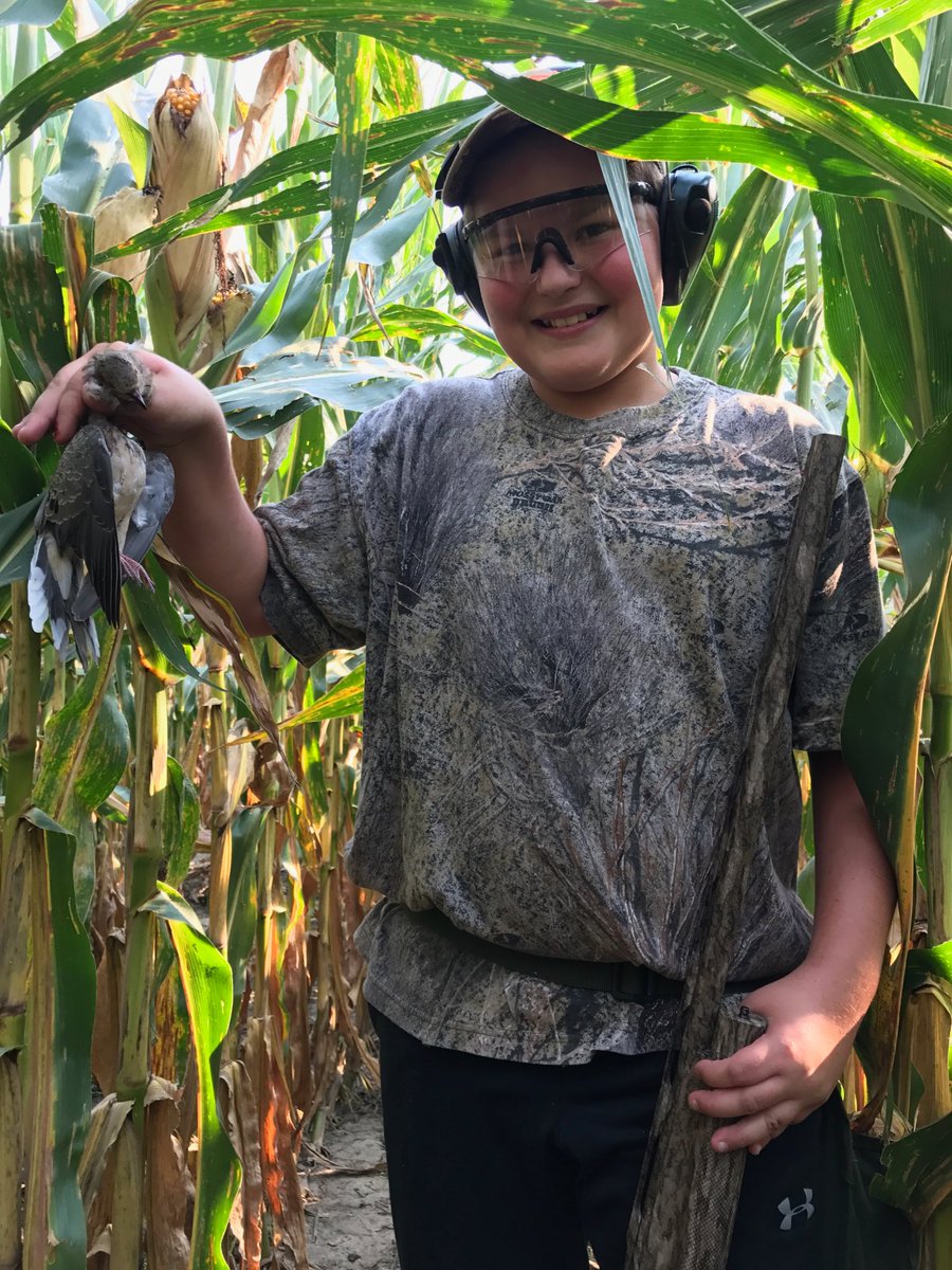 ac_monsters's tweet photo. Congratulations Koen on your first dove hunt! You make your Uncle proud! Few more years and you'll be a full time country boy! @jtbigred https://t.co/k91FdHy5he