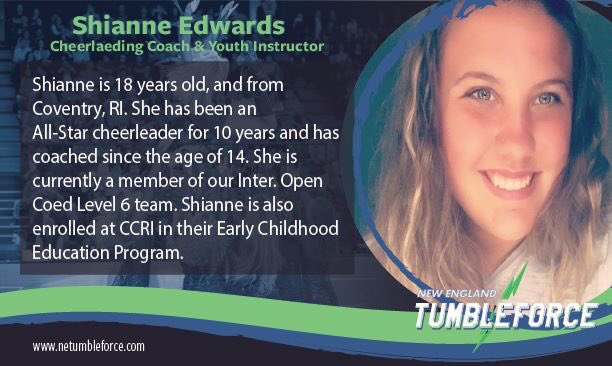 NETumbleForce's tweet image. Welcome Shianne! We know you will help us do great thing! #netf #cheer #allstarcheerleading