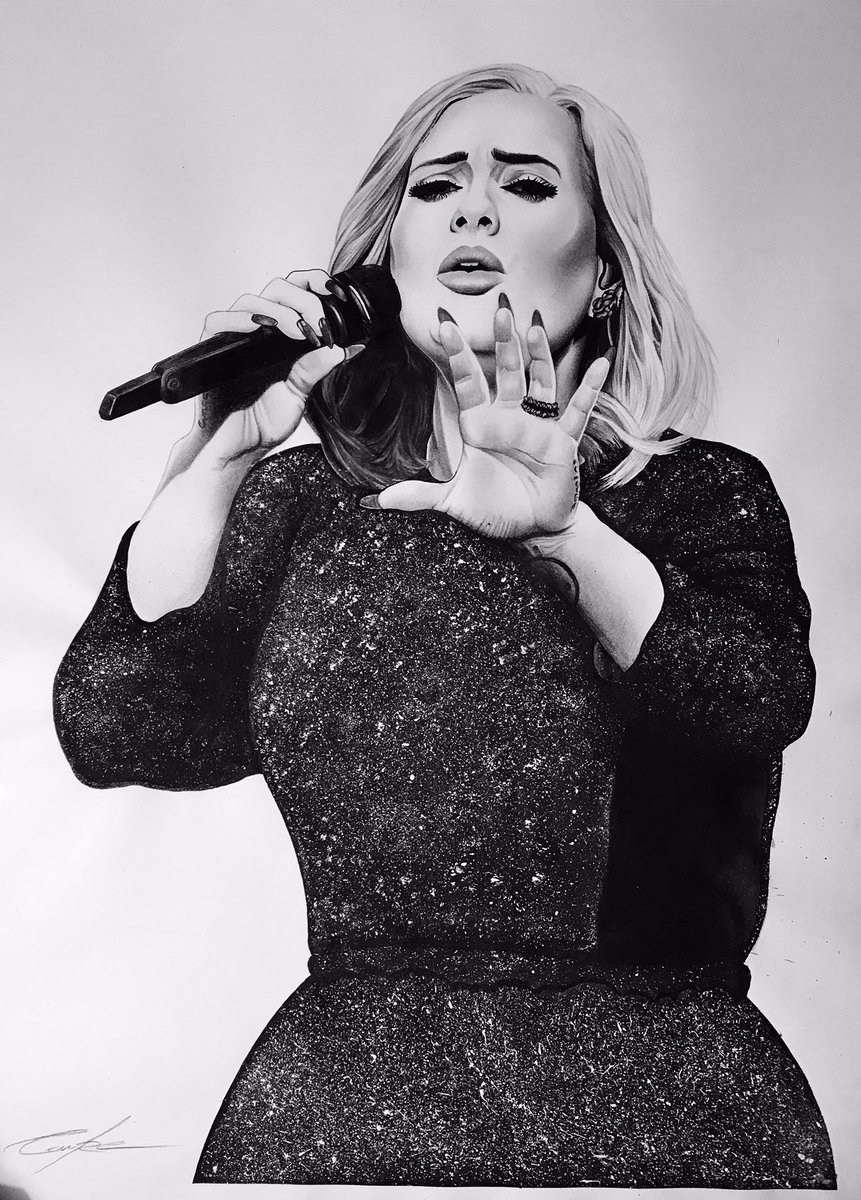 Katja_art_'s tweet photo. Adele No.27 weloveyouadele #adele #Adkins #hello #drawing #portrait #adeledrawing #daydreamer #adele25 #adelelivetour2016 #adeleart https://t.co/3az6MZDJPq