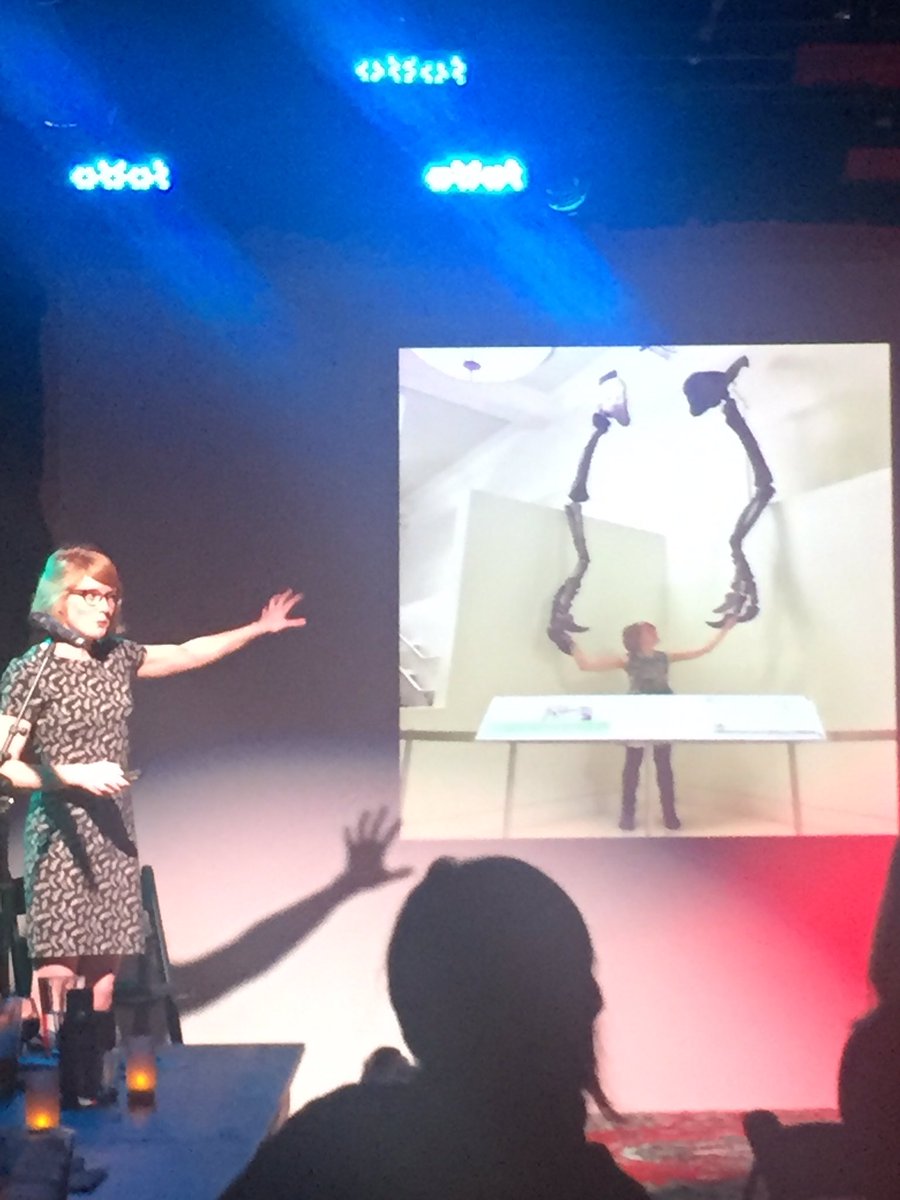 alibranscombe's tweet photo. Having so much fun at @caveatnyc! Paintings vs Dinosaurs tonight and I cannot decide! #sciencedebates https://t.co/H9Ggbkkr3P