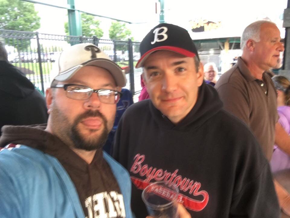 Cgratin's tweet photo. Date night @IronPigs #baconusa https://t.co/l23Dy7lZ4q