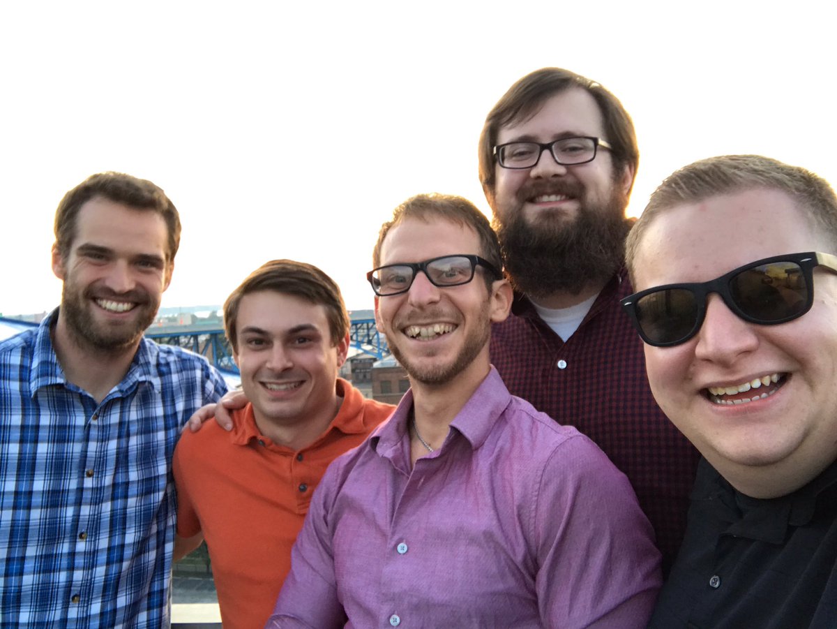 KyleHendrickss's tweet photo. @Catch20Q Bachelor Party in Cleveland!! @CarlyRose0711 @prezidenthoogs @AmigoEleven @bdsrx8 #ThisisCLE https://t.co/HgHBRsW6Dv