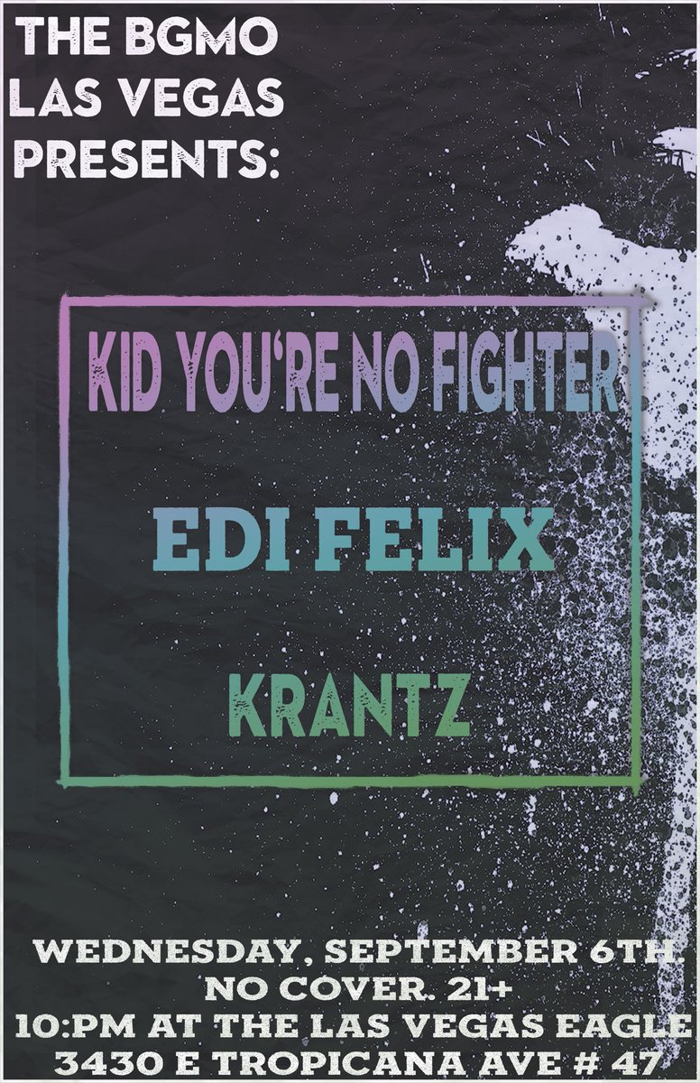 kynfmusic's tweet photo. Show alert! Wednesday night with @YediFelix and Krantz! #kynf #livemusic #dtlv #localmusic #concert https://t.co/NGPuF4GY23