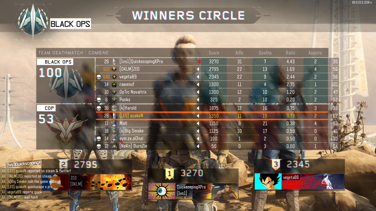 kingquaken's tweet photo. @pcdev @pcdev_assist 
just met a blatant wall hacker on BO3 PC 0.o
Full STEAM info: https://t.co/K7ufBH3iX9 
https://t.co/IRt2WrhGTk https://t.co/FijZHr09GR