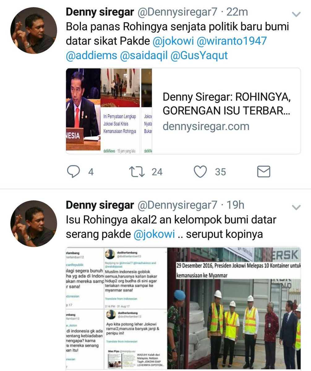 NKRI_NTBSasambo's tweet photo. Pak @jokowi sdh mulai berpikir dan berkata-kata. Eee...si @Dennysiregar7 (katanya orang cerdas) masih stuck dlm alur berpikirnya sendiri..😁 https://t.co/S3qhC7sJE0