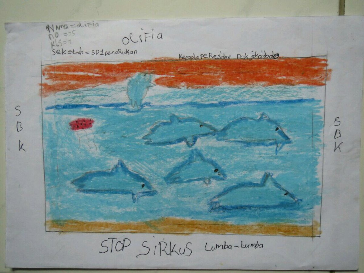 Please hear their cry Mr <a href="/jokowi/">Joko Widodo</a>. The Indonesian youth want the dolphins FREE in the WILD. Not suffering! #StopSirkusLumba #FreeBaliDolphins