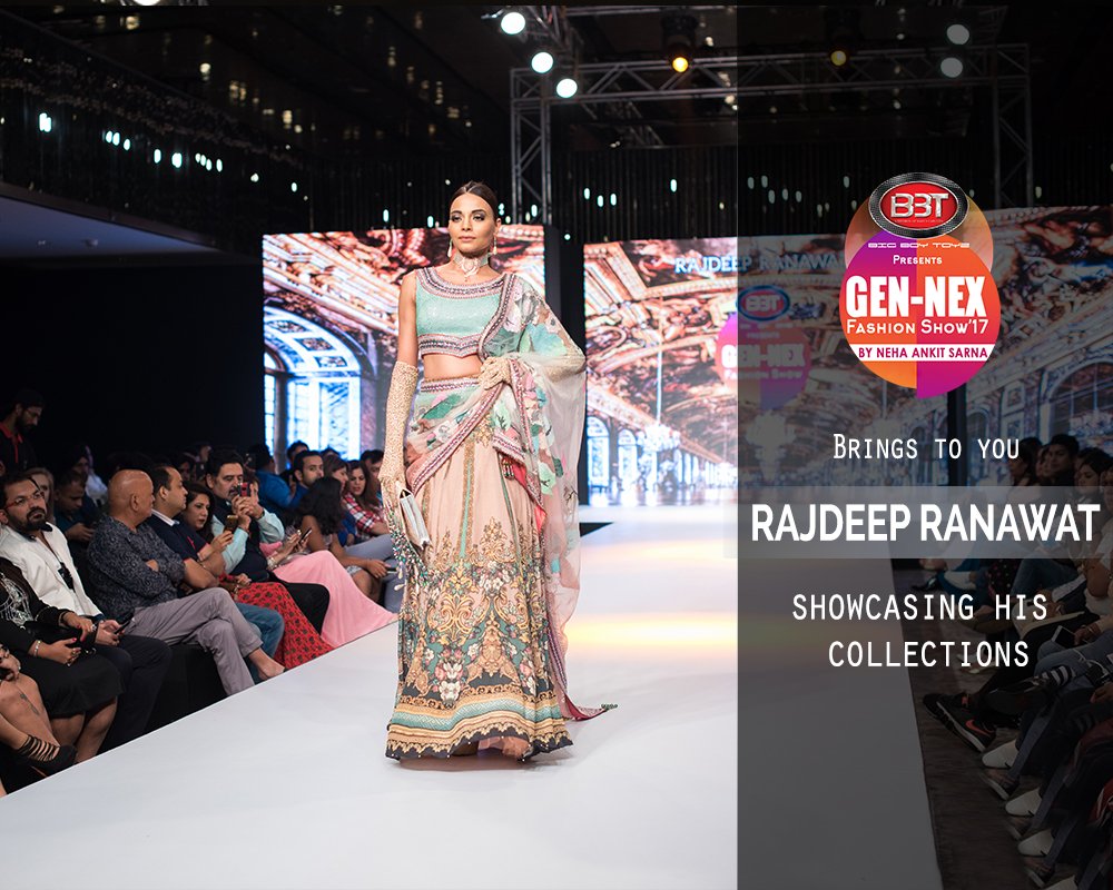gennex2017's tweet photo. Gennex Fashion Show presents Rajdeep Ranawat presenting his splendid designs.
#gennex2017 #fashionshow #designer #rajdeepranawat https://t.co/xPbjIYgYr5