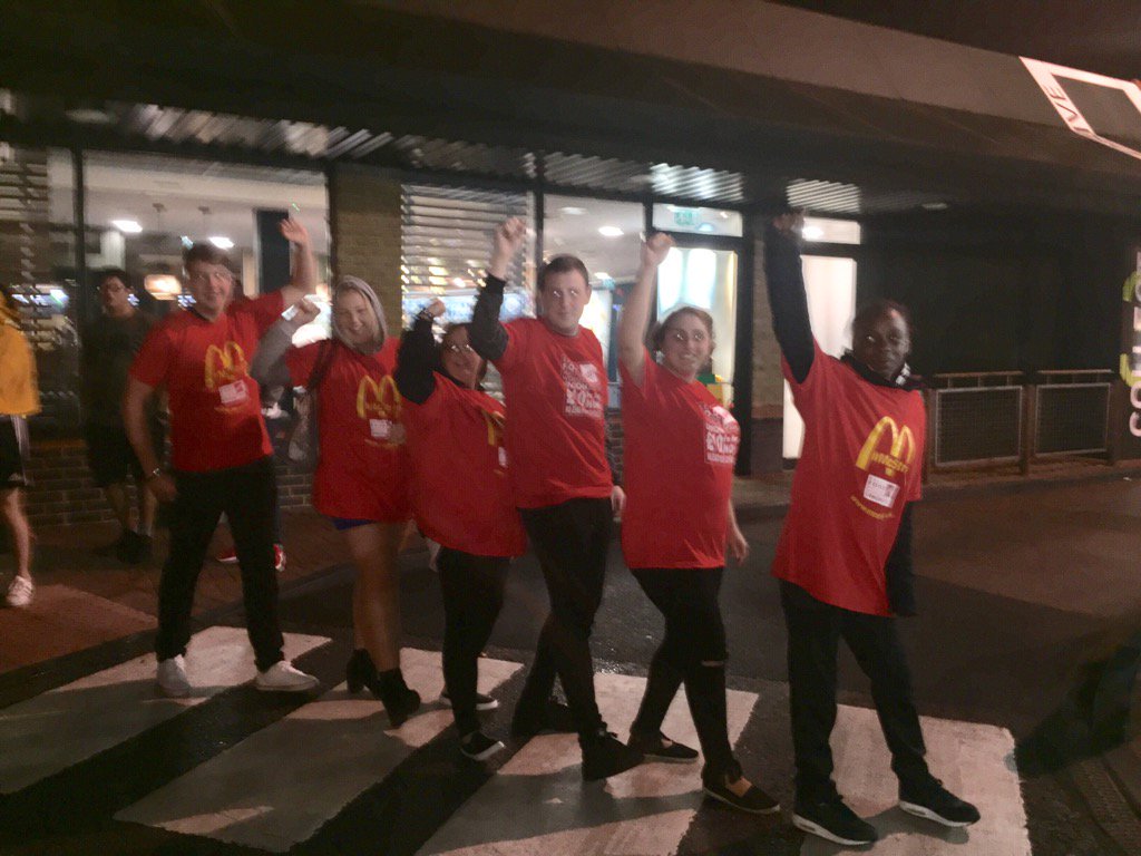 TUCManchester's tweet photo. Solidarity from #Manchester to the Mcdonald's strikers making history today. Join us 5pm Piccadilly Mcdonald's to show our support. @bfawu1 https://t.co/o6zFOY4Vgy