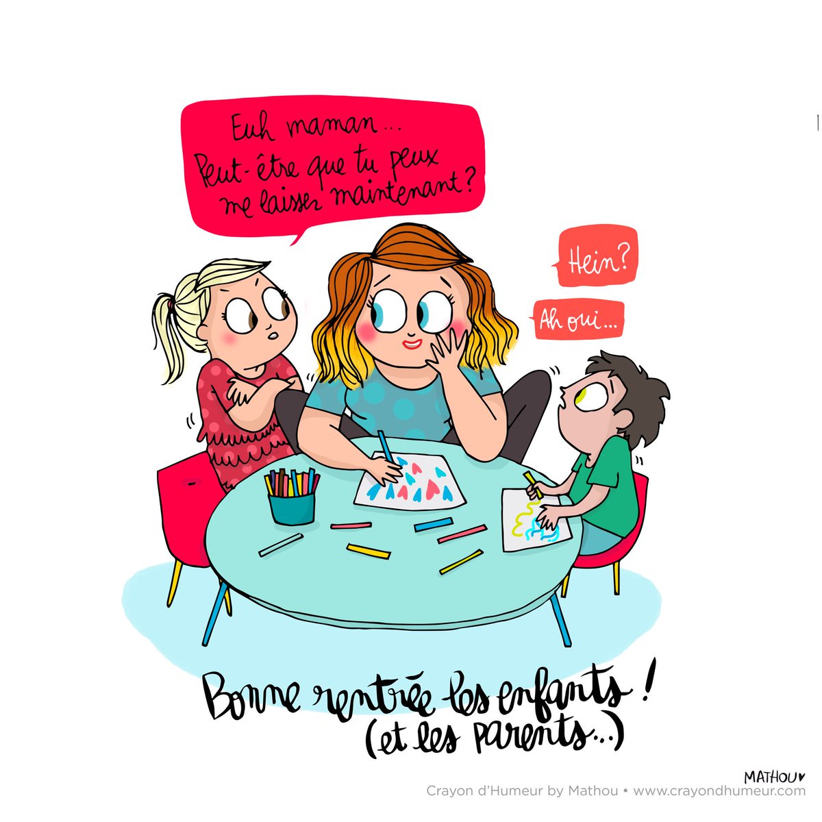 Mathou Virfollet on X: { REINE } #mathou #crayondhumeur #Illustration  #dessin #humour #galette #roi #reine  / X