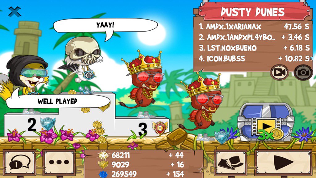 hashemi20's tweet photo. I just beat a golden fox! #funrun2 #1AMDXPL4YBOYJJ #NOxBUENO #bubss https://t.co/2pEuoSh5qU
