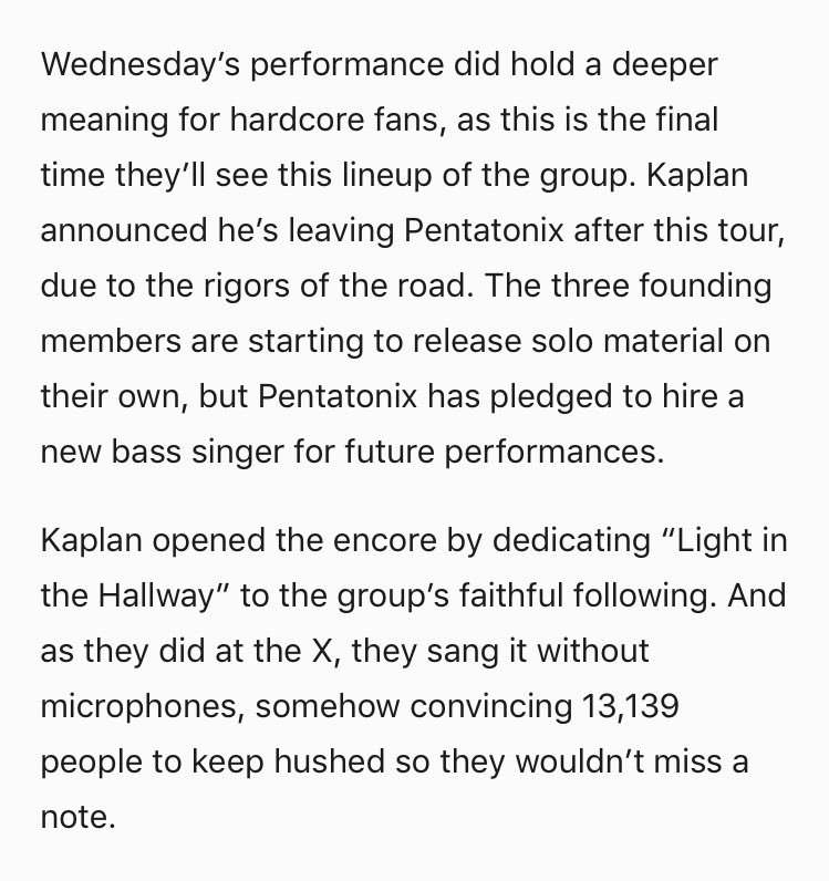 ptxnewsandstuff's tweet photo. @PTXofficial With just five voices, and no band, @PTXofficial draws largest Grandstand crowd of the season."
#PTXMN
https://t.co/DSOCgMRnxs https://t.co/p6XAI6VonB