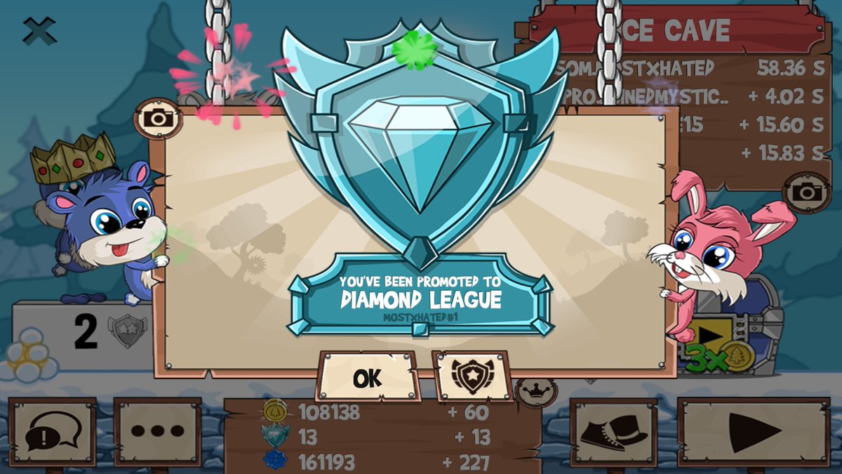 Retired_MHRR's tweet photo. Got my diamond back🤗😈👏👏👌🥇 https://t.co/p5JI70B1vK