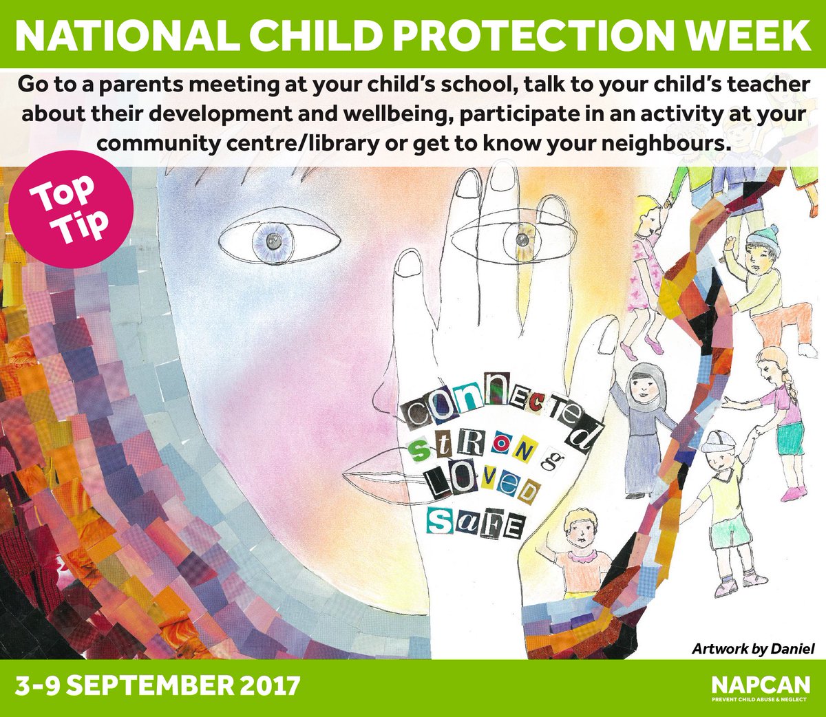 MacKillopFS's tweet photo. Protecting children is everyone’s business. Find out how you can #playyourpart this National Child Protection Week: https://t.co/a1vaDtfyZR https://t.co/FthE77y7gr