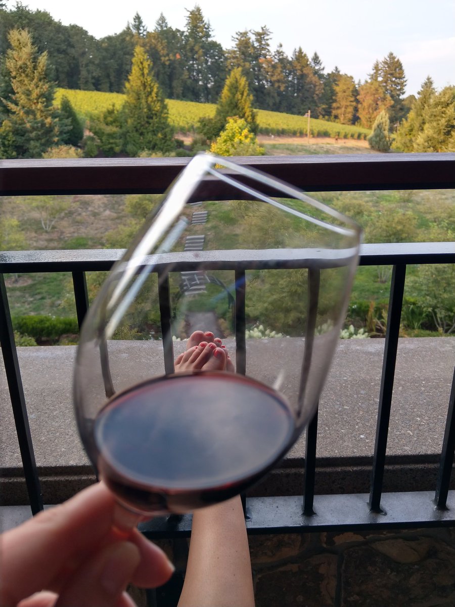 GrnLakeGirl's tweet photo. Earlier today after my long overdue pedicure! #wine #relax #travel π @AllisonInnSpa #Oregon #ORWineHalf #SundayFunday https://t.co/MKOod8dAEy