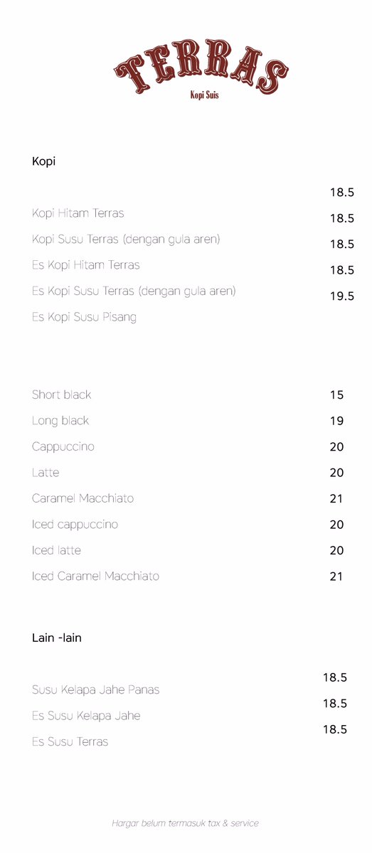 SUISButcher's tweet photo. Special Promo Terras Kopi @SuisButcher Paskal . https://t.co/7G5lTZb76O