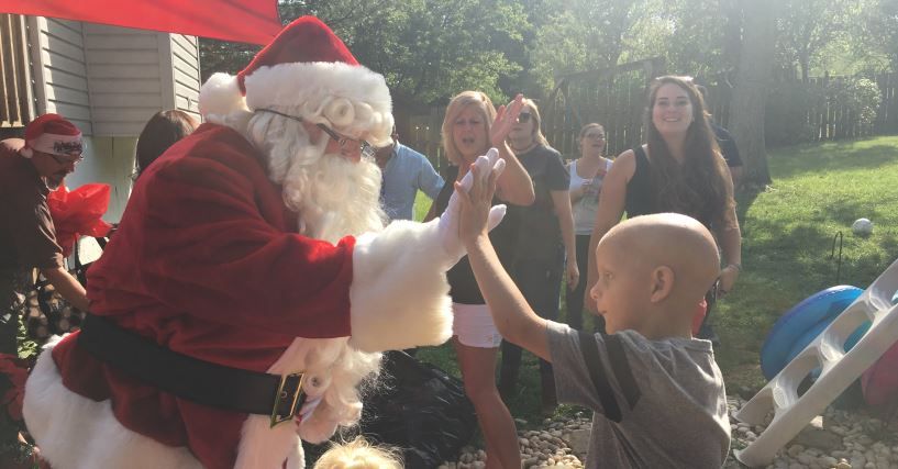 FOX19's tweet photo. 'Superbubz' gets special visit from Santa - https://t.co/9MJUy0ncHj https://t.co/GyLWPucsI7