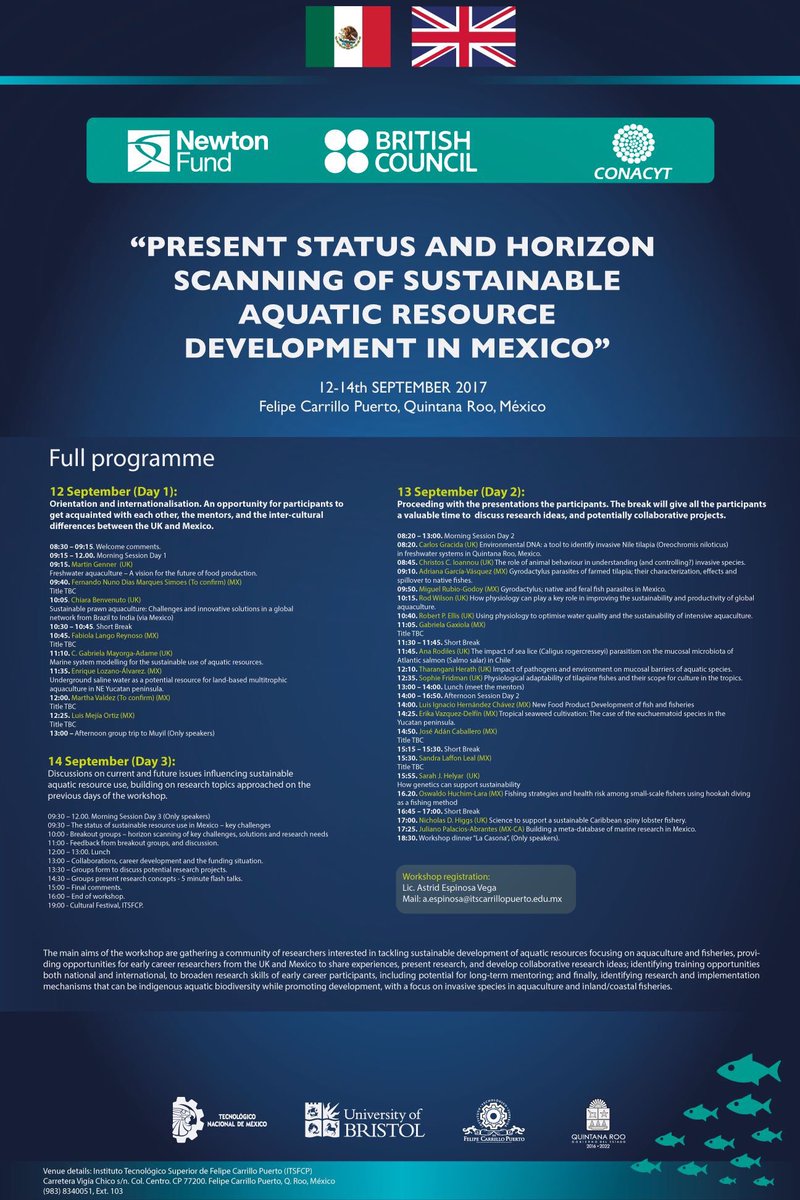 tecnm_fcp's tweet photo. #Workshop #AquaticResource  Les esperamos @AmigosSianKaan @DirectorAmigoSK @TulumTulum @fundaciontulum  @ComunicacionQR @semaqroo https://t.co/1slduZUdE8