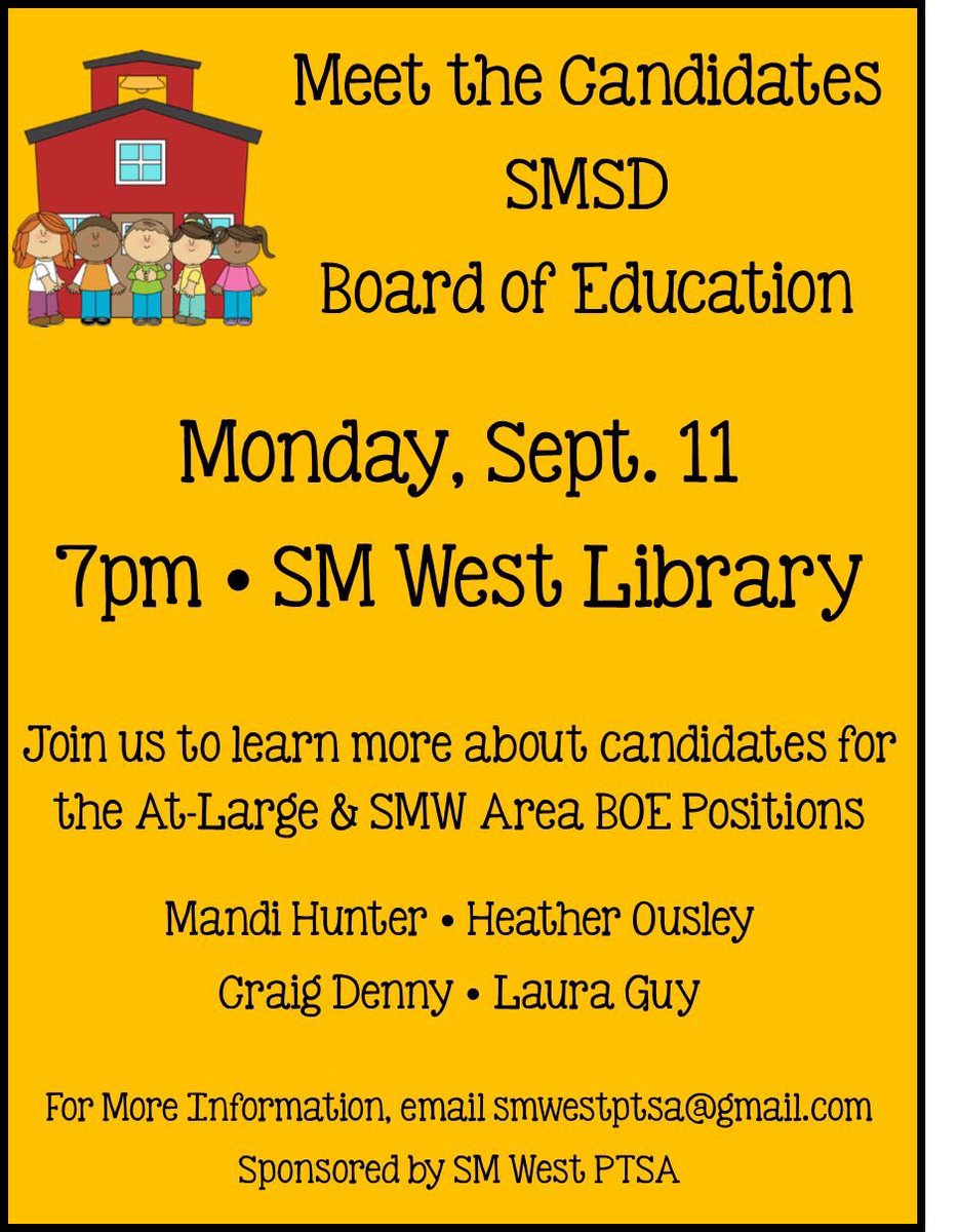 SMW_PTSA's tweet photo. @SMWestOffice @SMAC_PTA @ksucats96 https://t.co/T2UUZ5xwuu