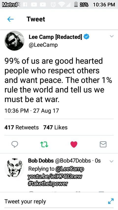 Bob47Dobbs's tweet photo. Little known fact 47 is my favorite#
#taketheirpower
#Slack https://t.co/Qvna9RqDES