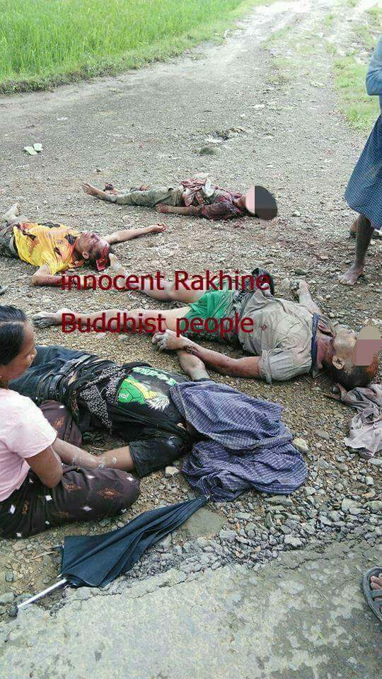 Enter illegaily Bengali are not  native of Myanmar. They killed innocent native of Myanmar,So  Myanmar government is defent their attack.