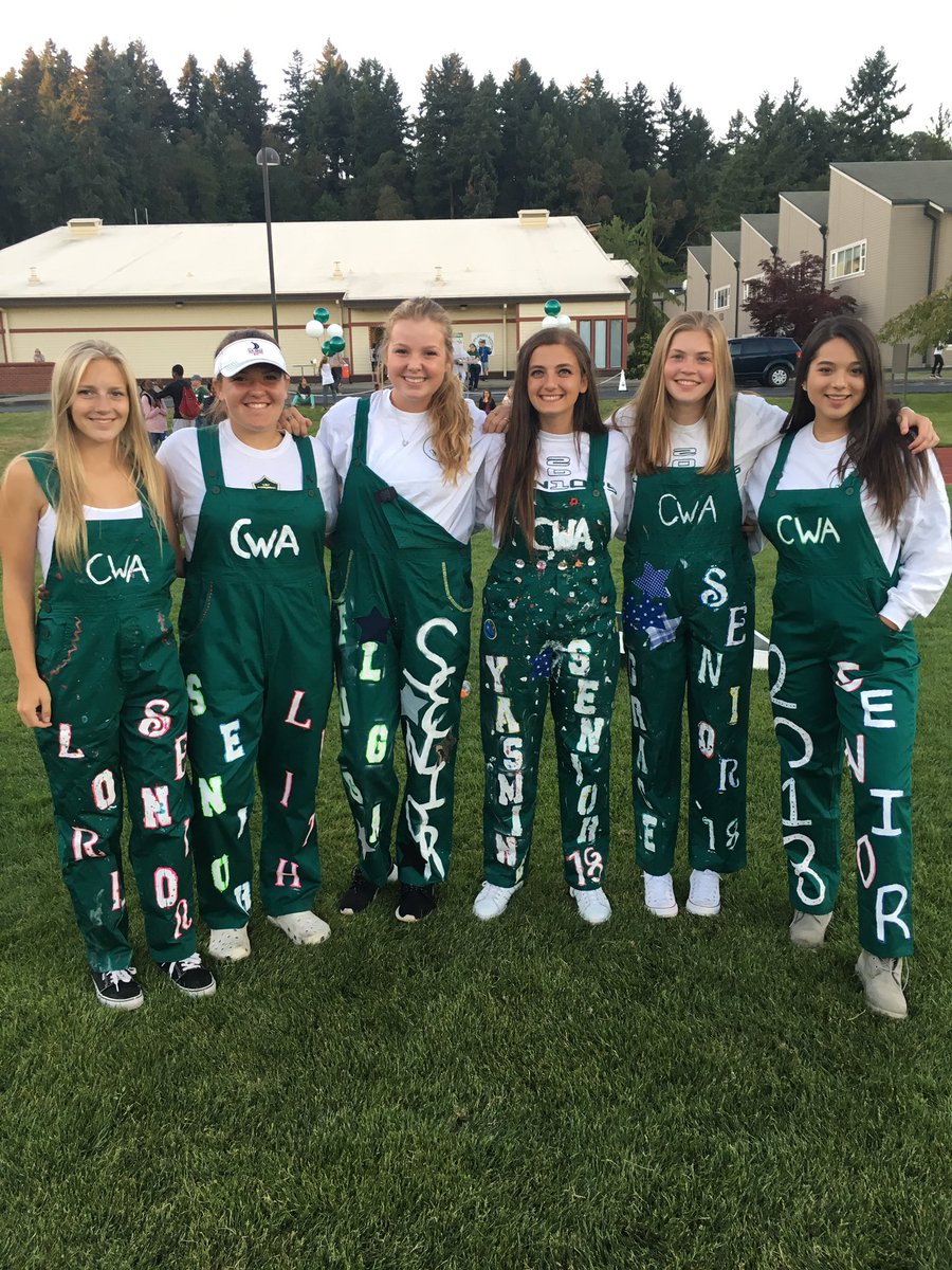 Our senior girls rock!  great school spirit ladies!  #gotarriers