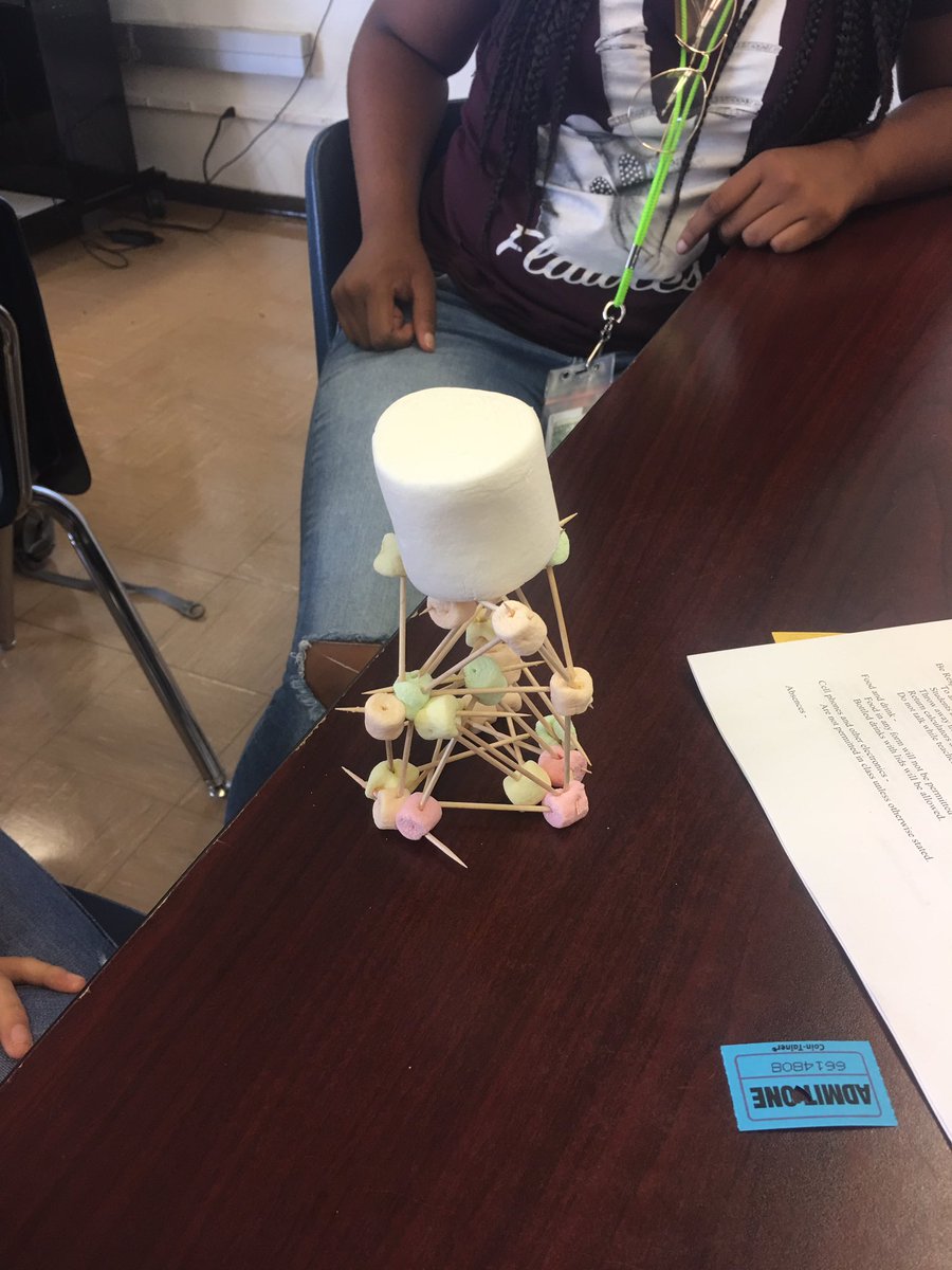familyhefner's tweet photo. First day of PAP Geometry! Marshmallow and toothpick towers @echstylerisd #lovingtheteachinglife #echsrocks #ilovegeometry https://t.co/6Vt3ZHwrkv
