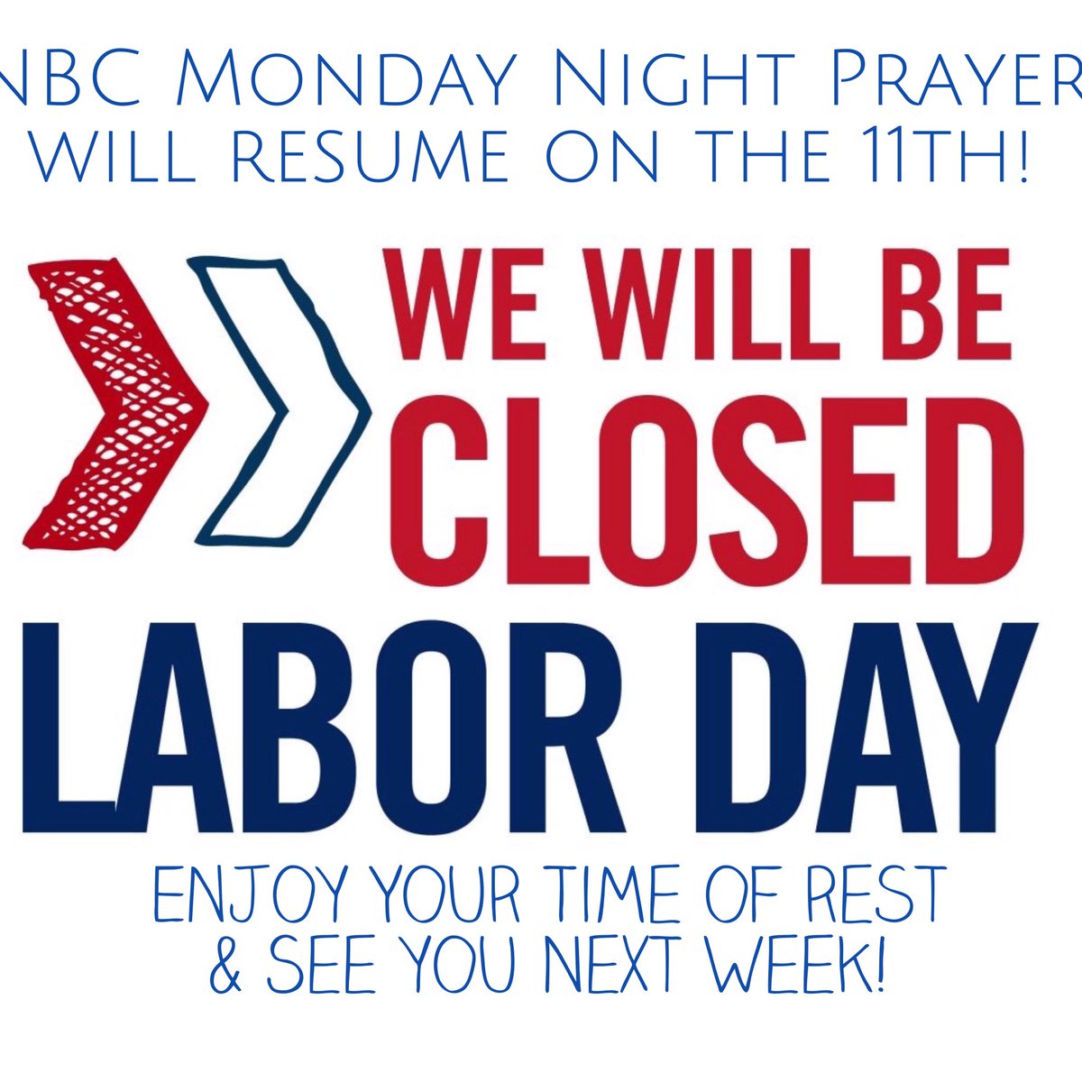 smnmltn's tweet photo. Please remember our brothers & sisters recovering from Harvey. Join us NEXT Monday as we continue to pray for Revival Fire! #nbcfm https://t.co/WGiOJ5WRZM