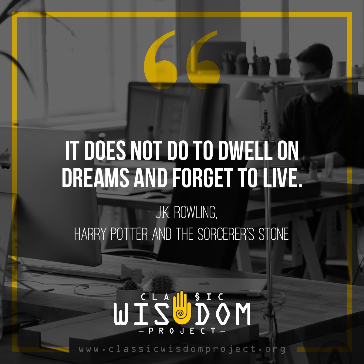 project4wisdom's tweet photo. “It does not do to dwell on dreams and forget to live.” ― J.K. Rowling

#wisdom #inspiration #lifequotes #motivation #life #quote https://t.co/mQ51VtVFDQ